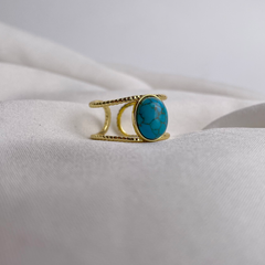 Azure Aura Ring