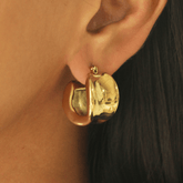 Bold Horizon Hoops Earrings