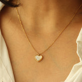 Pearl Heart Necklace