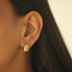 Stellar Egg Hoops Earrings
