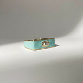 Evil Eye Ring - Blue