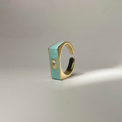 Evil Eye Ring - Blue