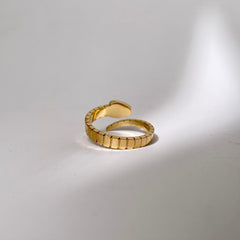 Serpentine Glow Ring