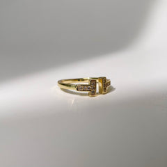 Tiffany T-Shaped Diamond Ring - Gold