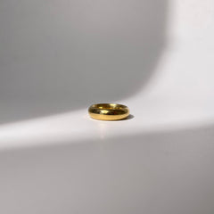 Domed Band Ring - Gold