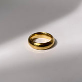 Domed Band Ring - Gold