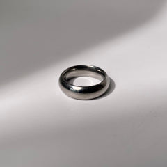 Domed Band Ring - Silver