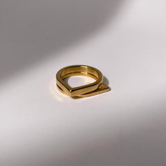 Square Onyx Ring