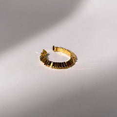 Textured Gold Ring