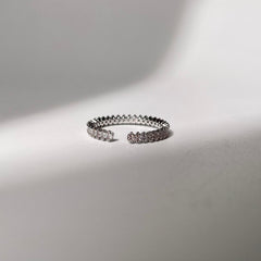 Petite Radiance Ring - Silver