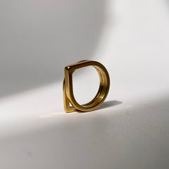 Square Onyx Ring