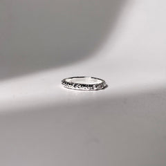 Silver Diamond Ring