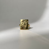 Abstract Face Ring