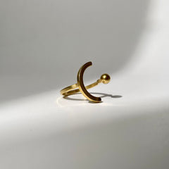 Moon Cuff Ring