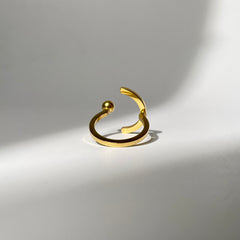 Moon Cuff Ring