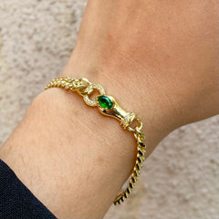 Emerald Viper Bracelet