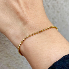 Golden Orbit Chain Bracelet