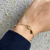 Square Gem Bracelet