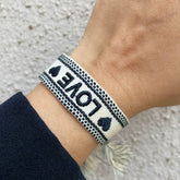 Love Boho Woven Band Bracelet