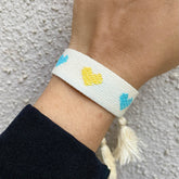 Heart Boho Band Bracelet