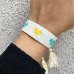 Heart Boho Band Bracelet