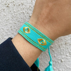 Evil Eye Boho Band Bracelet