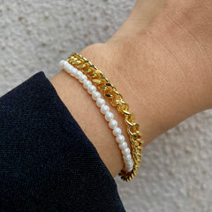 Pearl Link Grace Bracelet