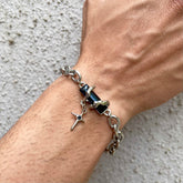 Rockstar Cross Bracelet