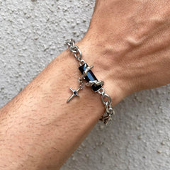 Rockstar Cross Bracelet