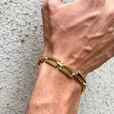 Gold Link Chain Bracelet