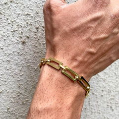Gold Link Chain Bracelet