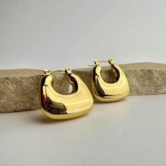 Square Hoops Earrings