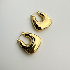 Square Hoops Earrings