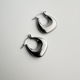 Silver Cascade Earrings