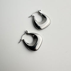 Silver Cascade Earrings