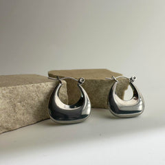 Silver Cascade Earrings