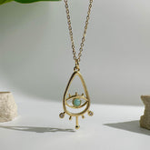 Teardrop Eye Necklace