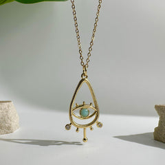 Teardrop Eye Necklace