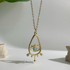 Teardrop Eye Necklace