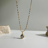 Circular Crystal Necklace