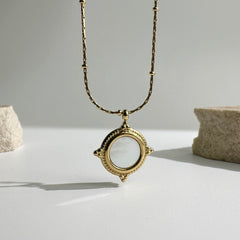 Pearl Circle Necklace