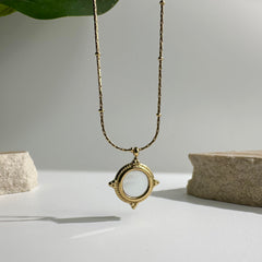 Pearl Circle Necklace