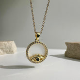 Pearl Eye Necklace