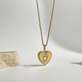Double Heart Necklace