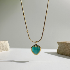 Aqua Amour Necklace