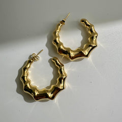Pebble Hoops Earrings