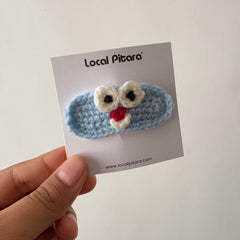 Oggy Face hairclip