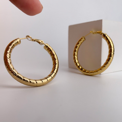 Big Round Hoop Earrings