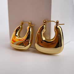 Square Hoops Earrings