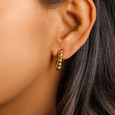 Croissant Half Hoop Earrings